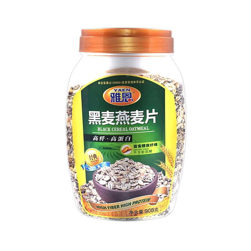 雅恩*塑瓶黑麦燕麦片