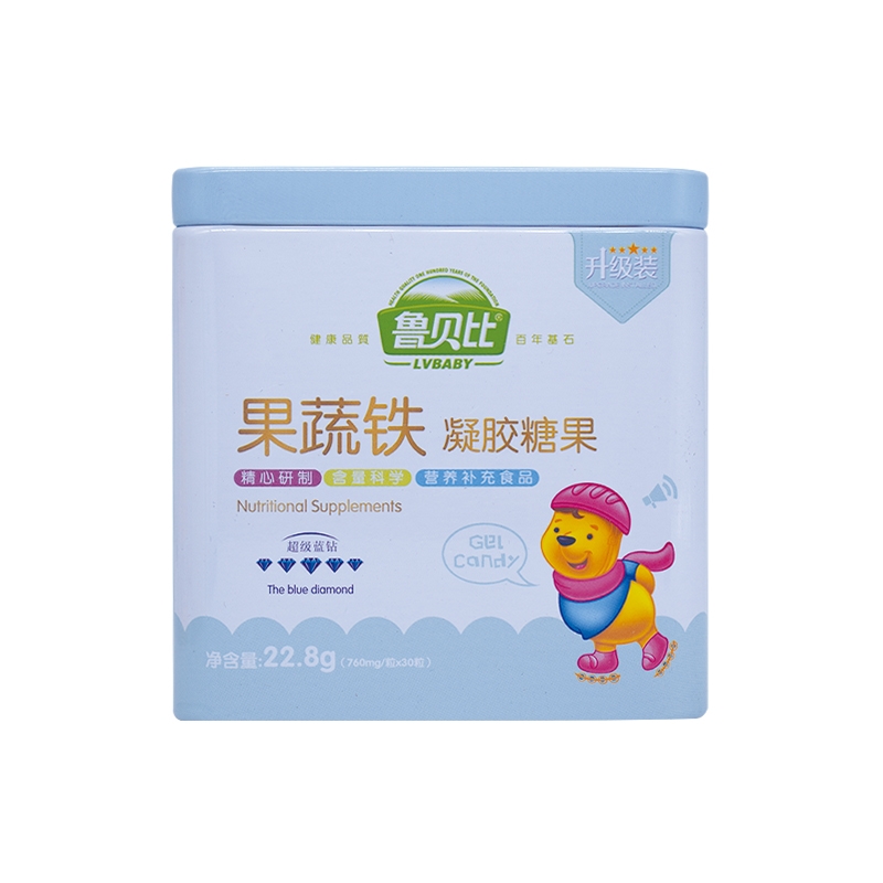 不做*鲁贝比*果蔬铁凝胶糖果