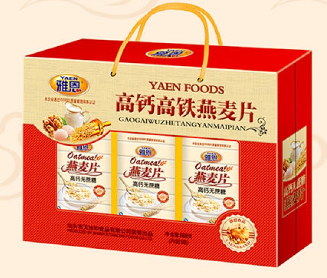 雅恩*高钙高铁燕麦片（罐装礼盒）