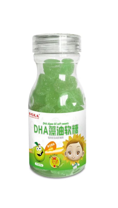 DHA藻油软糖（青苹果味）*葵花医生
