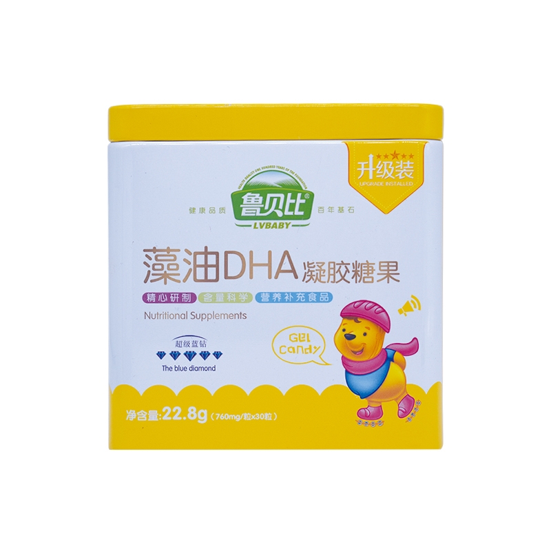 不做*鲁贝比*藻油DHA凝胶糖果