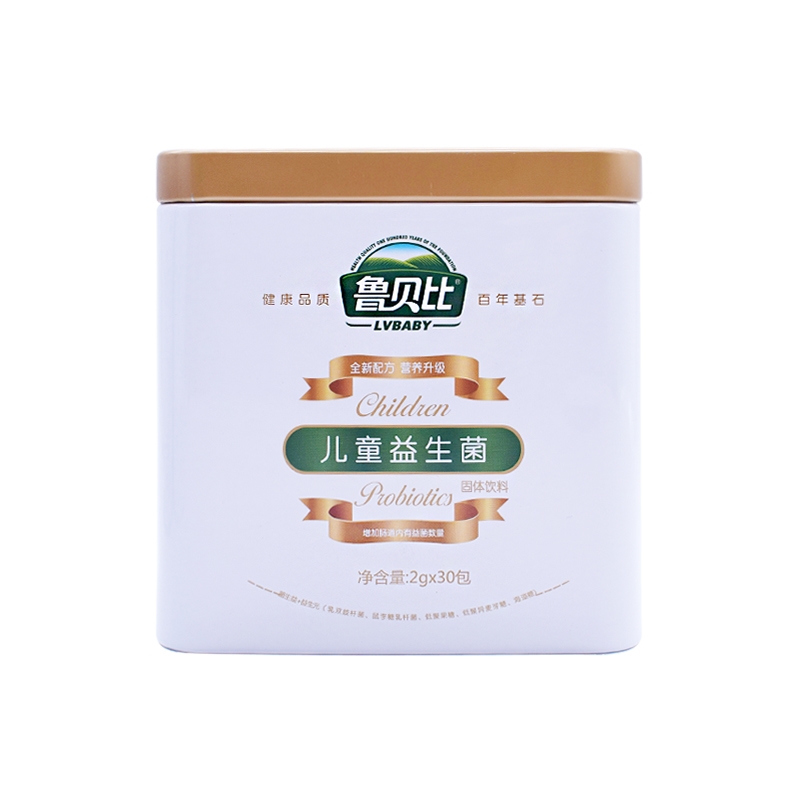 不做*儿童益生菌固体饮料*鲁贝比(铁盒）