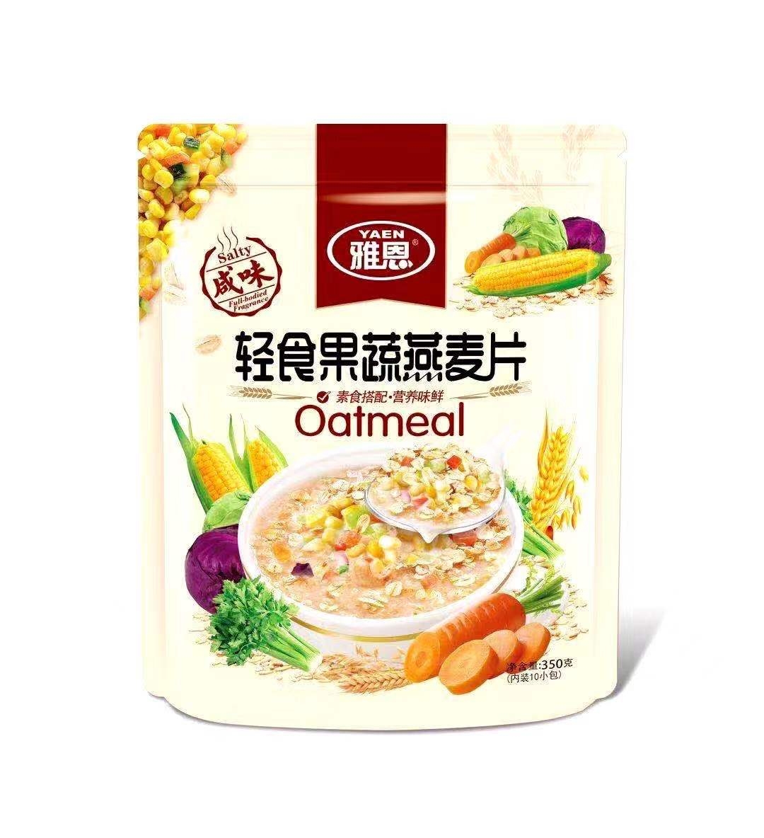 雅恩*轻食果蔬燕麦片（咸味）