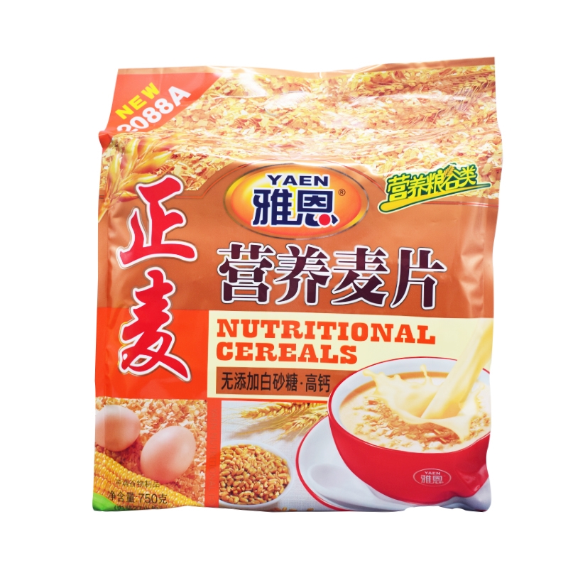 雅恩*营养麦片*无添加白砂糖高钙 